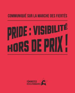 Les conditions demandées aux petits collectifs pour participer dans de bonnes conditions à la Pride de Paris : de la thune et encore de la thune.