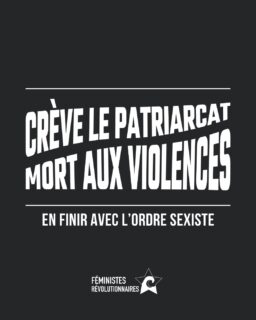 💥 Crève le patriarcat, mort aux violences. 

💥À propos du traitement sensationnaliste des affaires de violences sexistes et sexuelles : les violences ne sont pas un dysfonctionnement du système, elles en font PARTIE INTÉGRANTE ! 

💥 À moyen terme, ce n’est pas de mettre les violeurs en prison qui nous sauvera. C’est d’augmenter tous les revenus, de financer massivement la prévention et les services publics de l’éducation, de la santé et du soin.

💥 À long terme, notre libération ne viendra que du renversement total du système : grève générale et révolution. 

#feminisme #feministstrike #grevefeministe #violencesfaitesauxfemmes