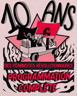 💥La programmation complète de la journée de célébration des 10 ans d’existence du collectif ! 

💥On va parler féminisme et révolution, et faire la fête ! 

💥Vous pourrez aussi découvrir une exposition inédite de 10 ans d’archives, qui retracent l’histoire du collectif ! 

💥 Ça se passe à @le_tlm ce samedi 10/10 ! 

#feminisme #revolution #10ans